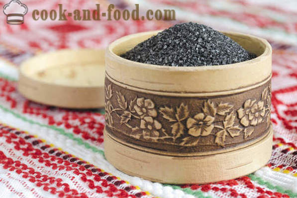 Sel Chetvergova - un sel noir traditionnel de Pâques, des recettes simples comment faire cuire le sel noir.