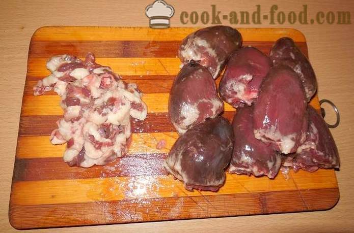 Côtelettes du cœur dans une poêle à frire - comment faire cuire les côtelettes une dinde coeurs dans la pâte, une étape recette pas à pas avec des photos.