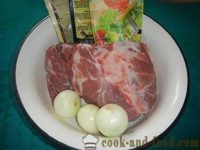 Porc juteux sur le gril - comment faire mariner la viande pour brochettes, barbecue, griller ou frire la recette de barbecue avec des photos.