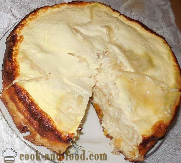 Pie de pain pita avec fromage à la crème - tarte simple et délicieux pita dans multivarka recette avec des photos.