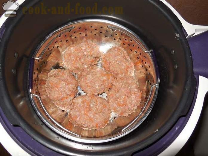 Grechanik avec de la viande hachée dans multivarka - comment faire cuire une dinde cuits à la vapeur Grechanik, étape par étape des photos de recettes.