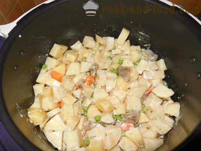 Ragoût de légumes dans multivarka, avec de la viande et des pommes de terre - comment faire cuire le ragoût de boeuf dans multivarka, étape par recette pas à pas avec des photos.