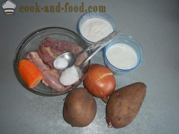 Soupe aux boulettes et le poulet - comment faire des boulettes pour la soupe, une étape par étape des photos de recettes