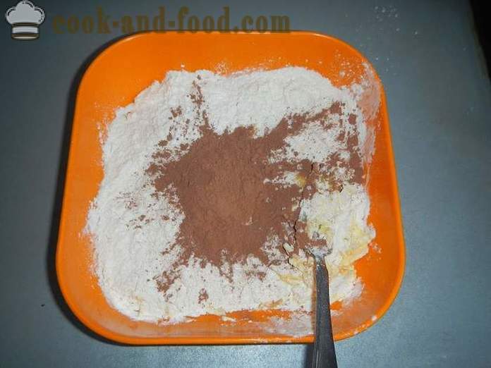 Chocolat gâteau au fromage Giraffe - comment faire cuire un gâteau, étape par étape des photos de recettes
