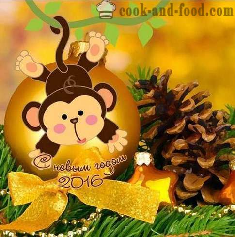 Desserts Nouvel An 2016 - desserts de vacances sur l'année du Singe.