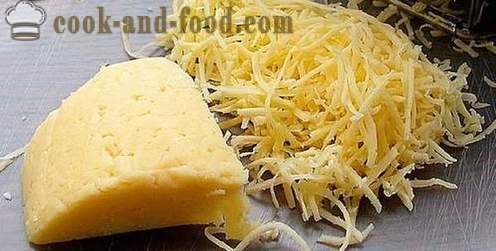 Champignons farcis au fromage et cuit au four. Des recettes simples et délicieuses avec photos.