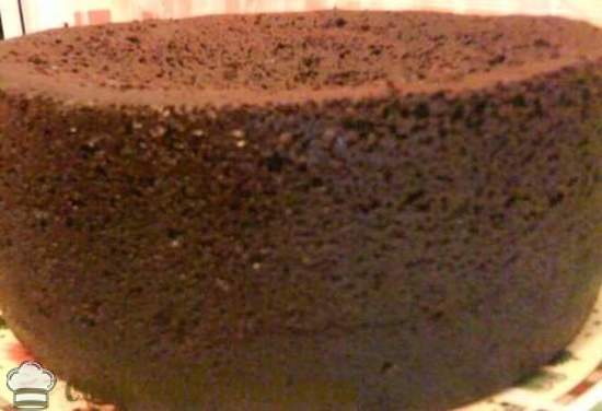 Génoise au chocolat avec le kéfir, une recette simple - comment faire un gâteau avec kéfir sans oeufs (photos de recette)