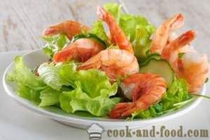 Délicieuse salade de crevettes et avocat - recette avec des photos, étape par étape, facile, facile ... Marine