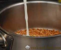 Comment faire cuire le sarrasin ou Kasha préparer pour la garniture - une recette délicieuse de la bouillie granuleuse sans cuisson, photo c