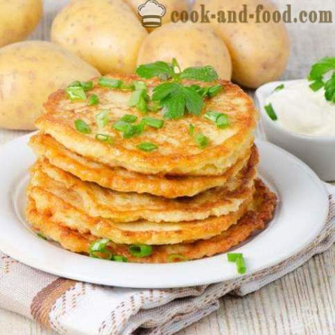 Cuisine Belorussian: crêpes de pommes de terre - recettes vidéo à la maison