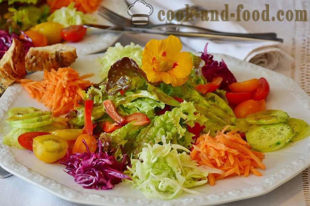 Recettes salade de légumes faible teneur en calories