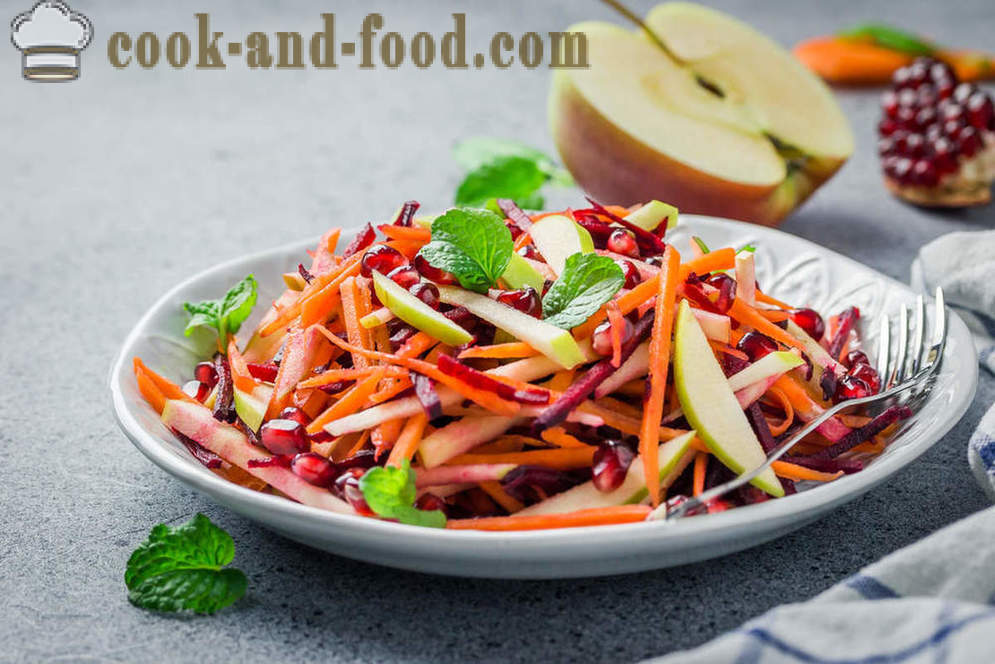 Repas riches en vitamines: 5 recettes de salade de betteraves et carottes - Recettes vidéo à la maison