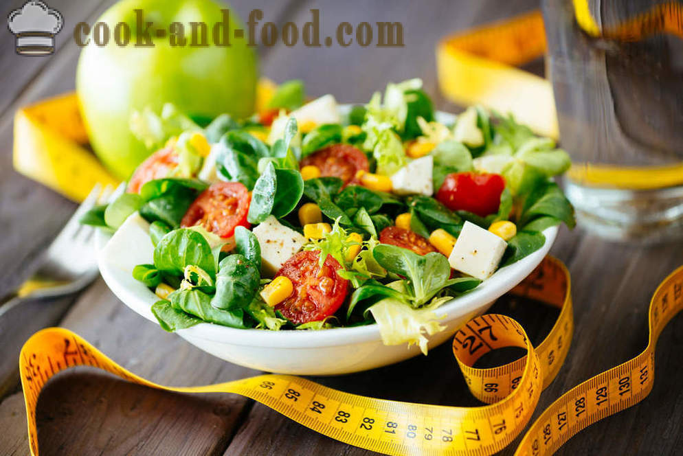 Salades de légumes régime pour perdre du poids - recettes vidéo à la maison