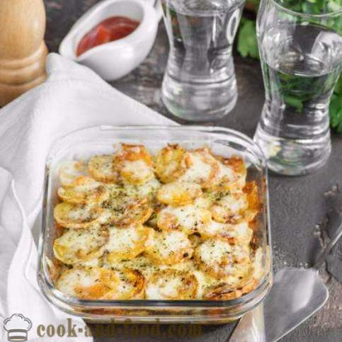 Cuisiner à la maison: casserole de pommes de terre avec des saucisses - recettes vidéo à la maison