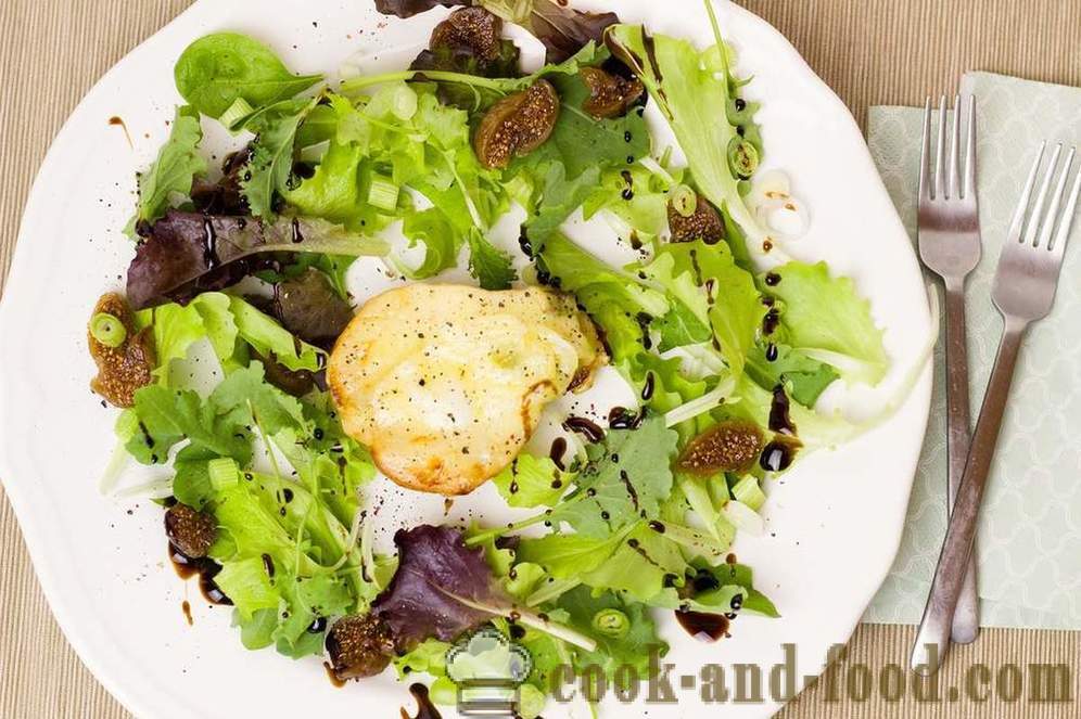 La collection de plats royaux: une salade de poires et fromage - Recettes vidéo à la maison