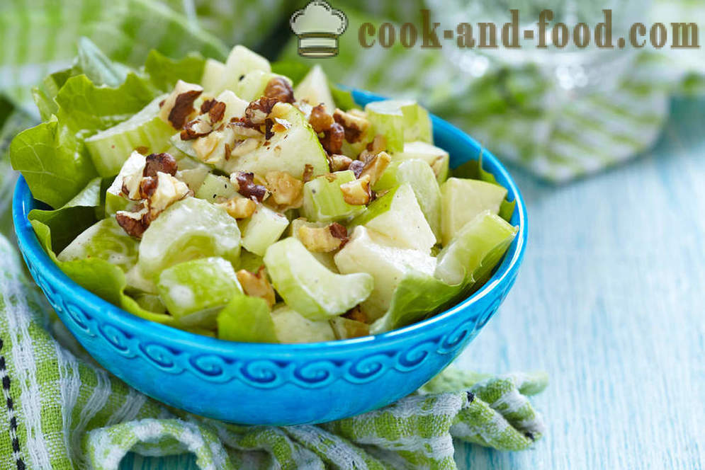 Cuisson Salade de vitamine de céleri - recettes vidéo à la maison