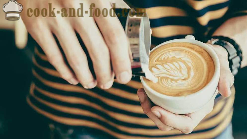 Dessins sur le café: latte art peinture