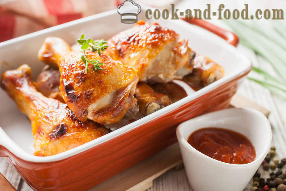 Recettes pour les plats délicieux de pilons de poulet