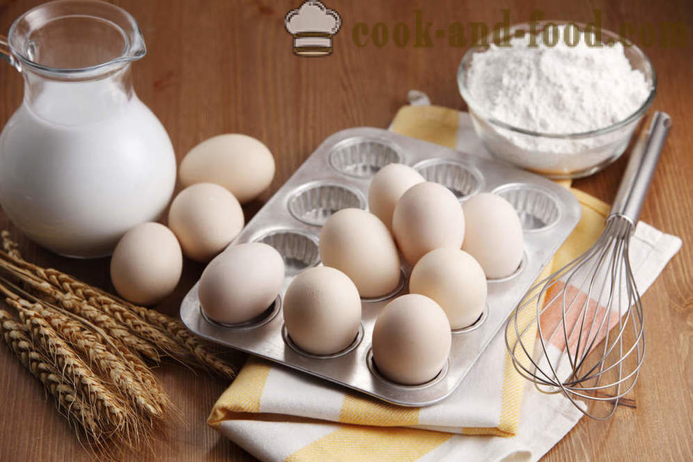 Œufs au lieu d'œufs en poudre. Recettes - Recettes à la maison